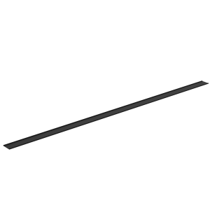 Przesłona Prosta Magnetic Track 20mm L150cm Czarny