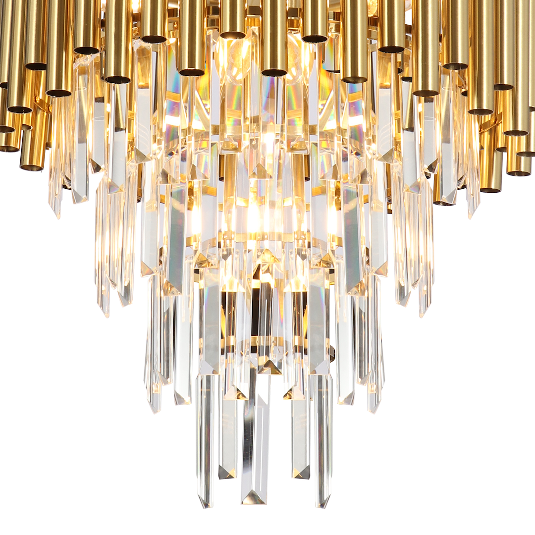 Lampa sufitowa MADISON GOLD 9xE14 - obrazek 2