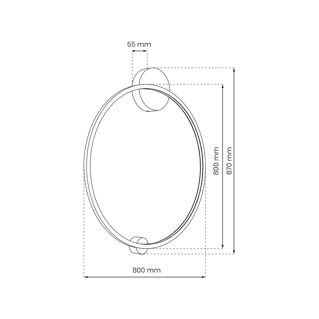 Lampa sufitowa Saturno Gold 46W LED - obrazek 4