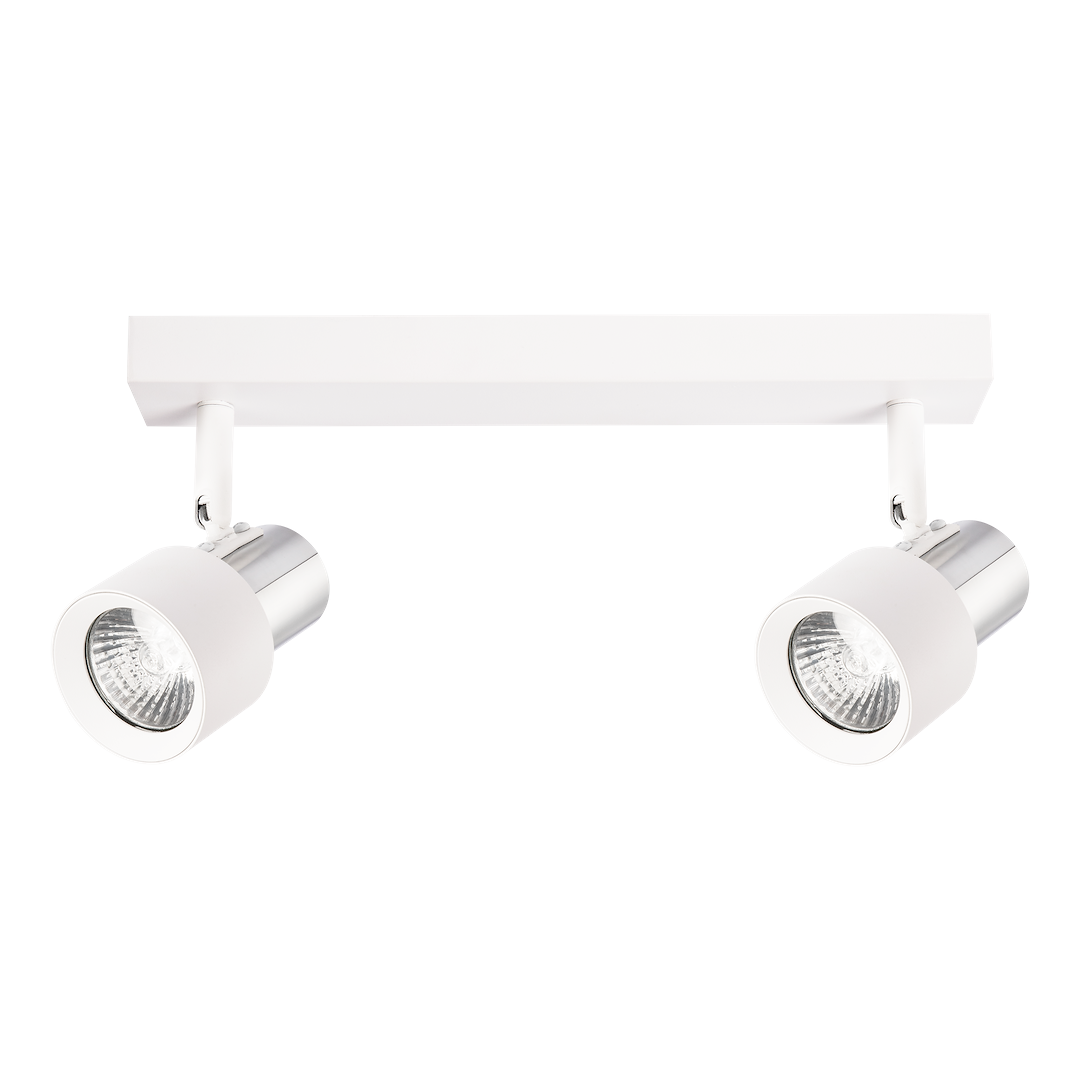 Lampa Sufitowa Cino 2xGU10 Biały + Chrom - obrazek 5