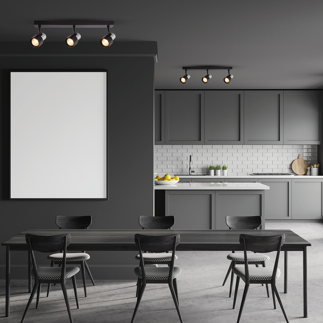 Lampa Sufitowa Cino 3xGU10 Czarny + Chrom - obrazek 3