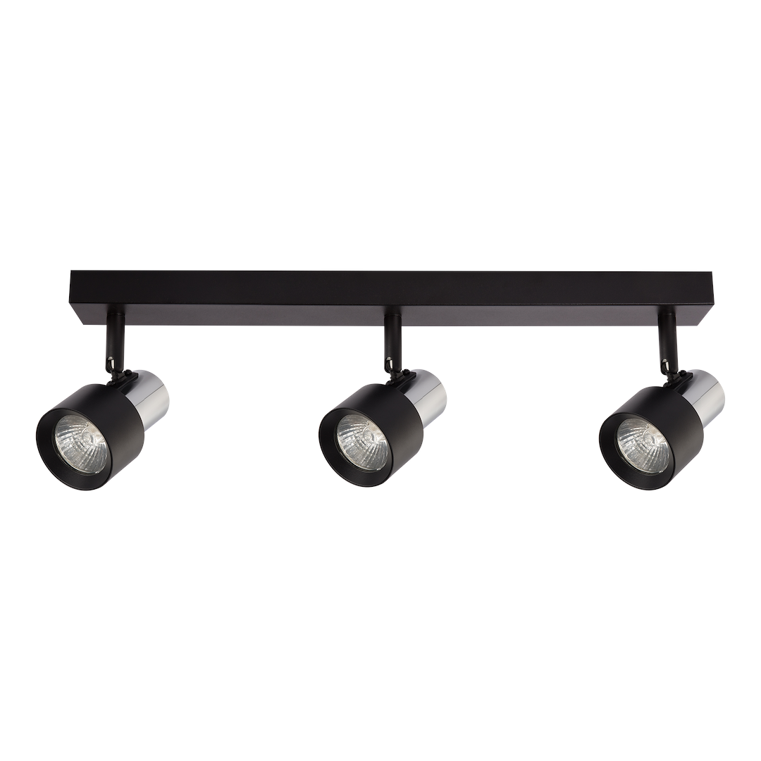 Lampa Sufitowa Cino 3xGU10 Czarny + Chrom - obrazek 5