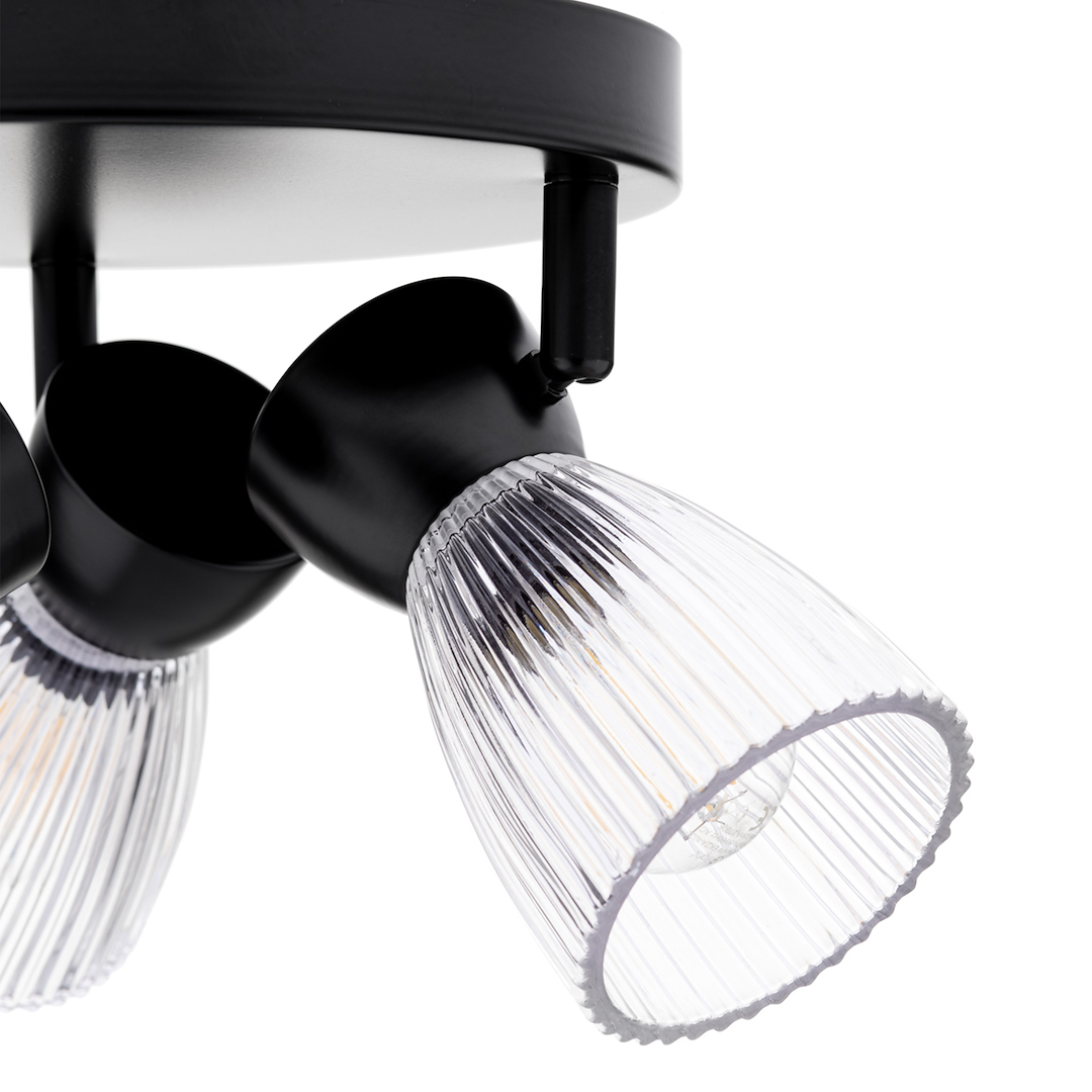 Lampa sufitowa BEST BLACK 3xE14 (round) - obrazek 2