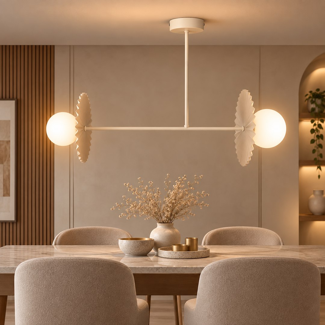 Lampa sufitowa Bloom 2xG9 Beż-Taupe - obrazek 3