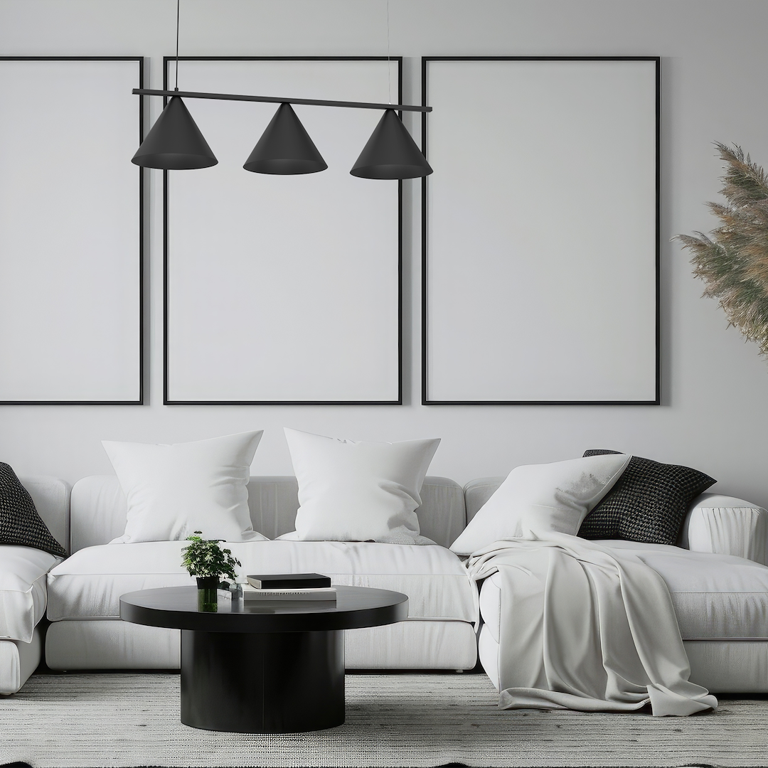 Lampa wisząca CAPITAL CZARNY 3XGX53 - obrazek 4