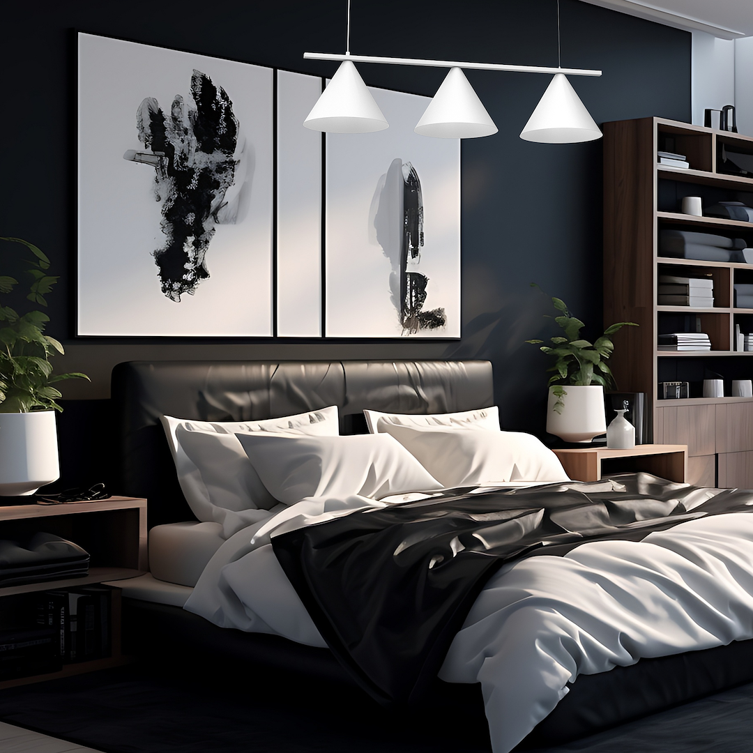 Lampa wisząca CAPITAL BIAŁY 3XGX52 - obrazek 4