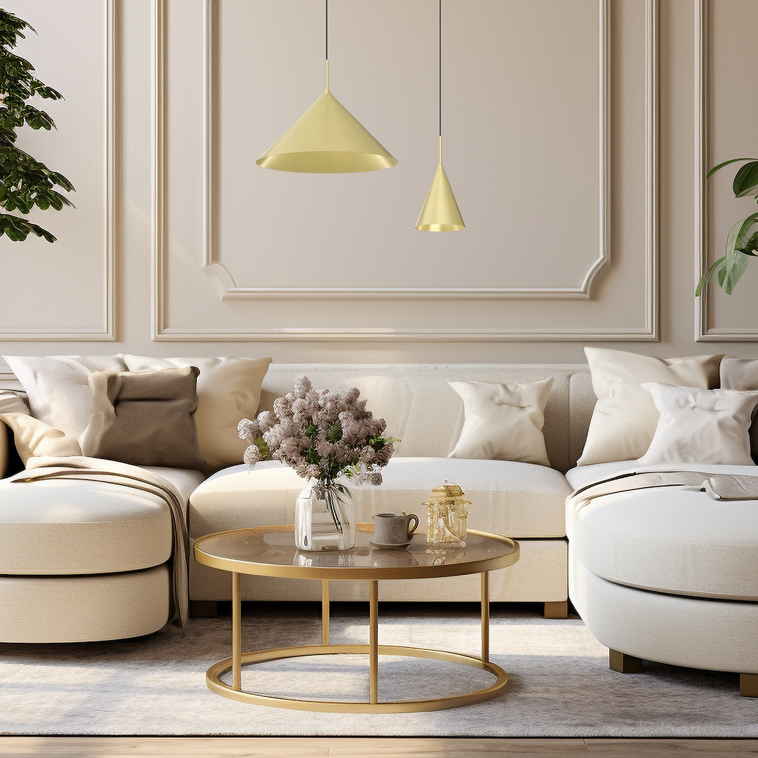 Lampa wisząca CAPITAL GOLD Ø46cm 1xGX53 - obrazek 4