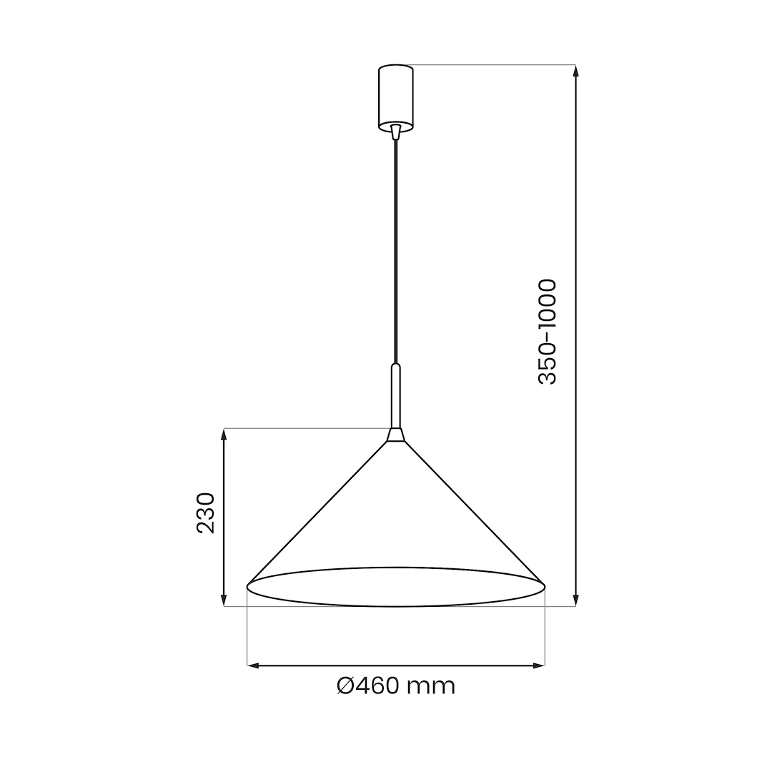 Lampa wisząca CAPITAL NAVY BLUE Ø46cm 1xGX53 - obrazek 6