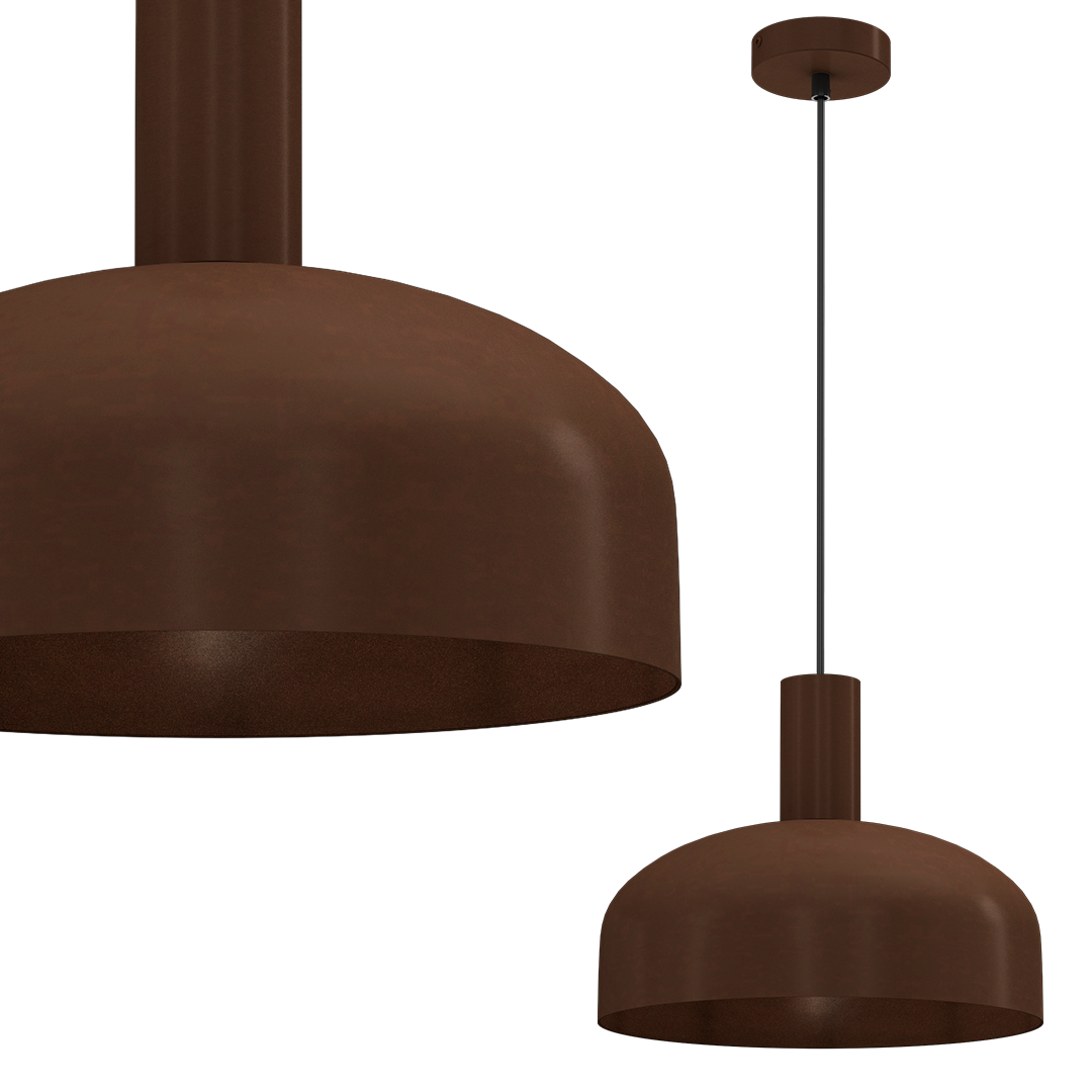 Lampa wisząca VISBY CZEKOLADOWY 1xE27 - obrazek 2