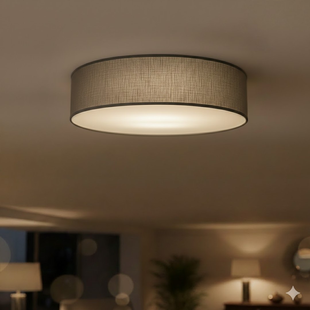 Lampa sufitowa Marshall 3xE27 Ø50cm Biały/Szary - obrazek 2