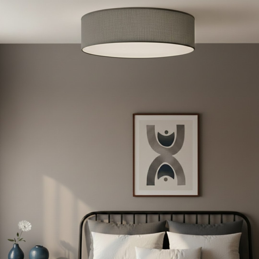 Lampa sufitowa Marshall 3xE27 Ø50cm Biały/Szary - obrazek 3