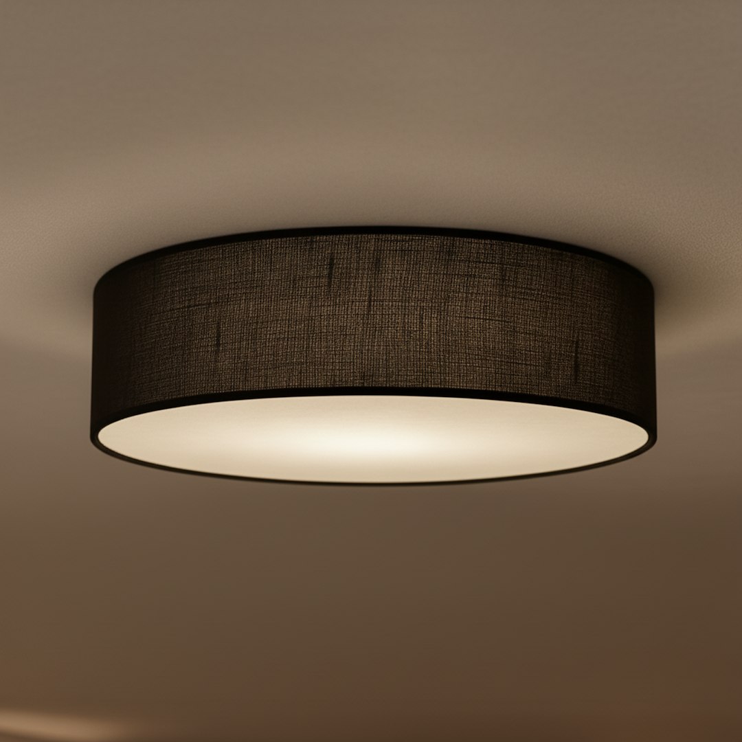 Lampa sufitowa Marshall 3xE27 Ø50cm Biały/Czarny