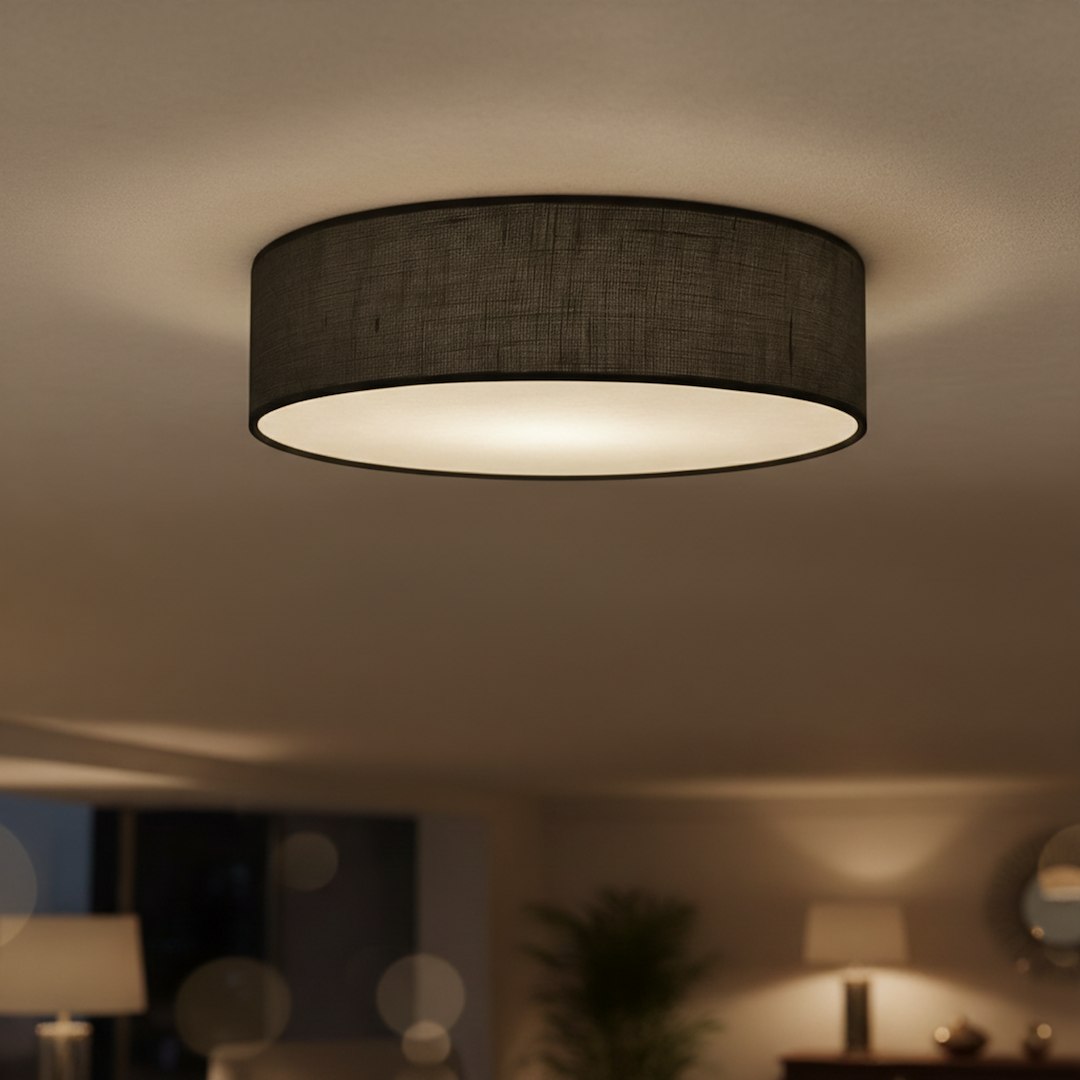 Lampa sufitowa Marshall 3xE27 Ø50cm Biały/Czarny - obrazek 2