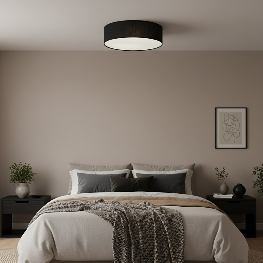 Lampa sufitowa Marshall 3xE27 Ø50cm Biały/Czarny - obrazek 4