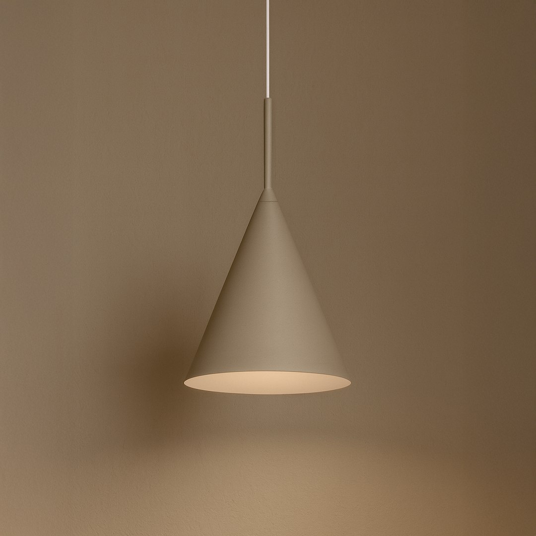 Lampa wisząca CAPITAL TAUPE Ø17cm 1xGX53