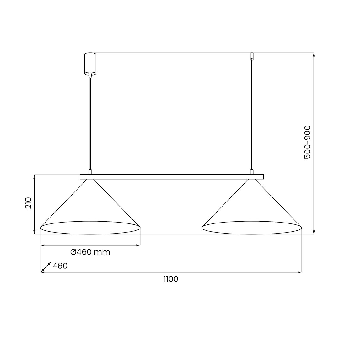 Lampa wisząca CAPITAL TAUPE 2xGX53 - obrazek 8