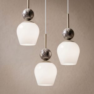 Lampa wisząca Carrara (koło) 3xE14