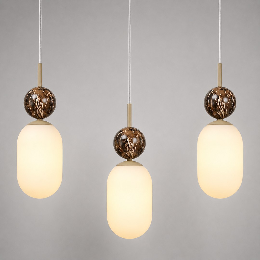 Lampa wisząca Crema 3xE14