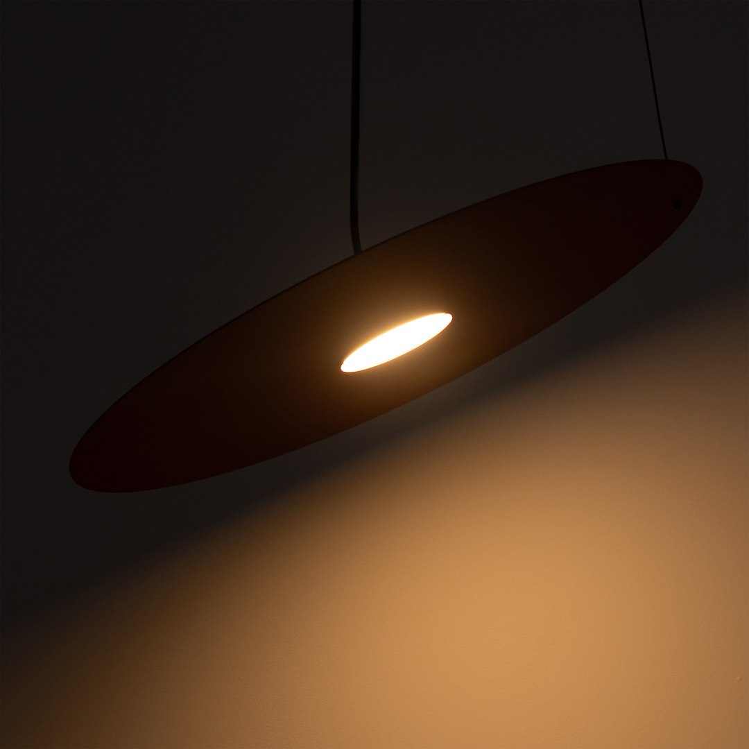 Lampa wisząca PIATTO Burgund 1xGX53 fi 450mm - obrazek 5