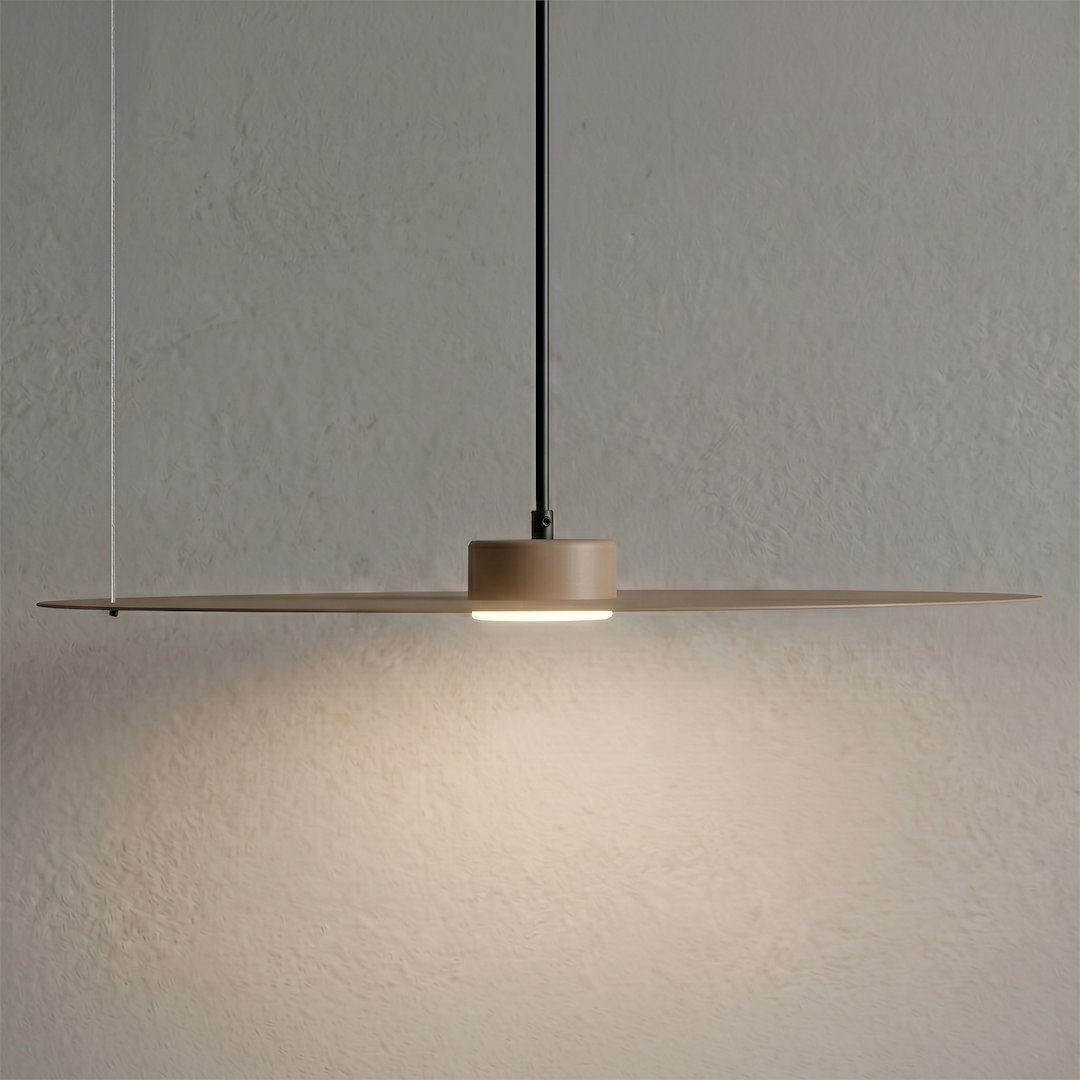 Lampa wisząca PIATTO Taupe 1xGX53 fi 550mm