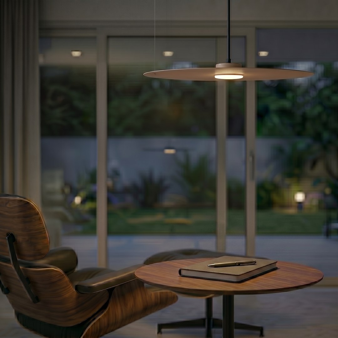 Lampa wisząca PIATTO Taupe 1xGX53 fi 550mm - obrazek 2