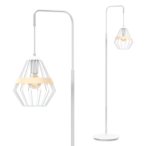 Lampa stojąca Cliff 1xE27 Biały