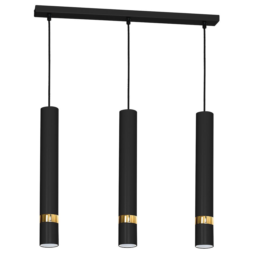 Lampa wisząca JOKER BLACK/GOLD 3xGU10 - obrazek 2