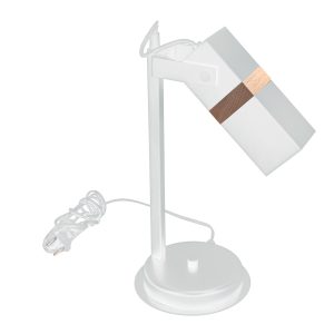 Lampka nocna Vidar Biały 1xGU10
