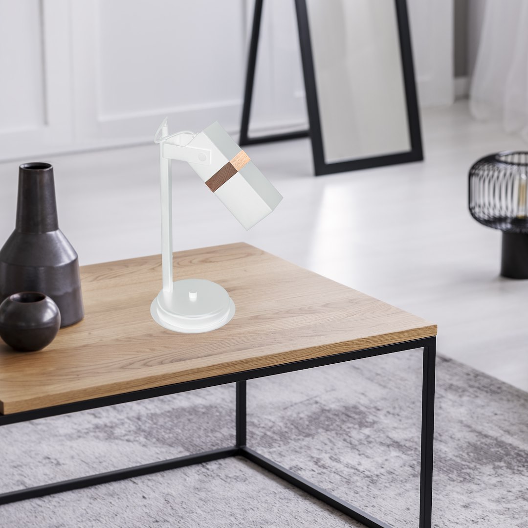 Lampka nocna Vidar Biały 1xGU10 - obrazek 5