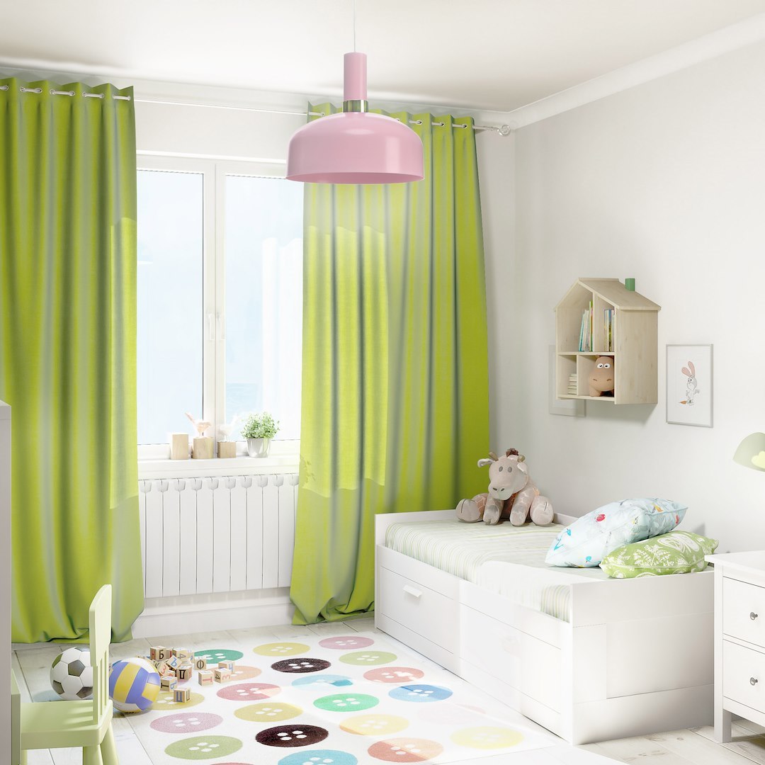 Lampa wisząca MALMO PINK 1xE27 - obrazek 6