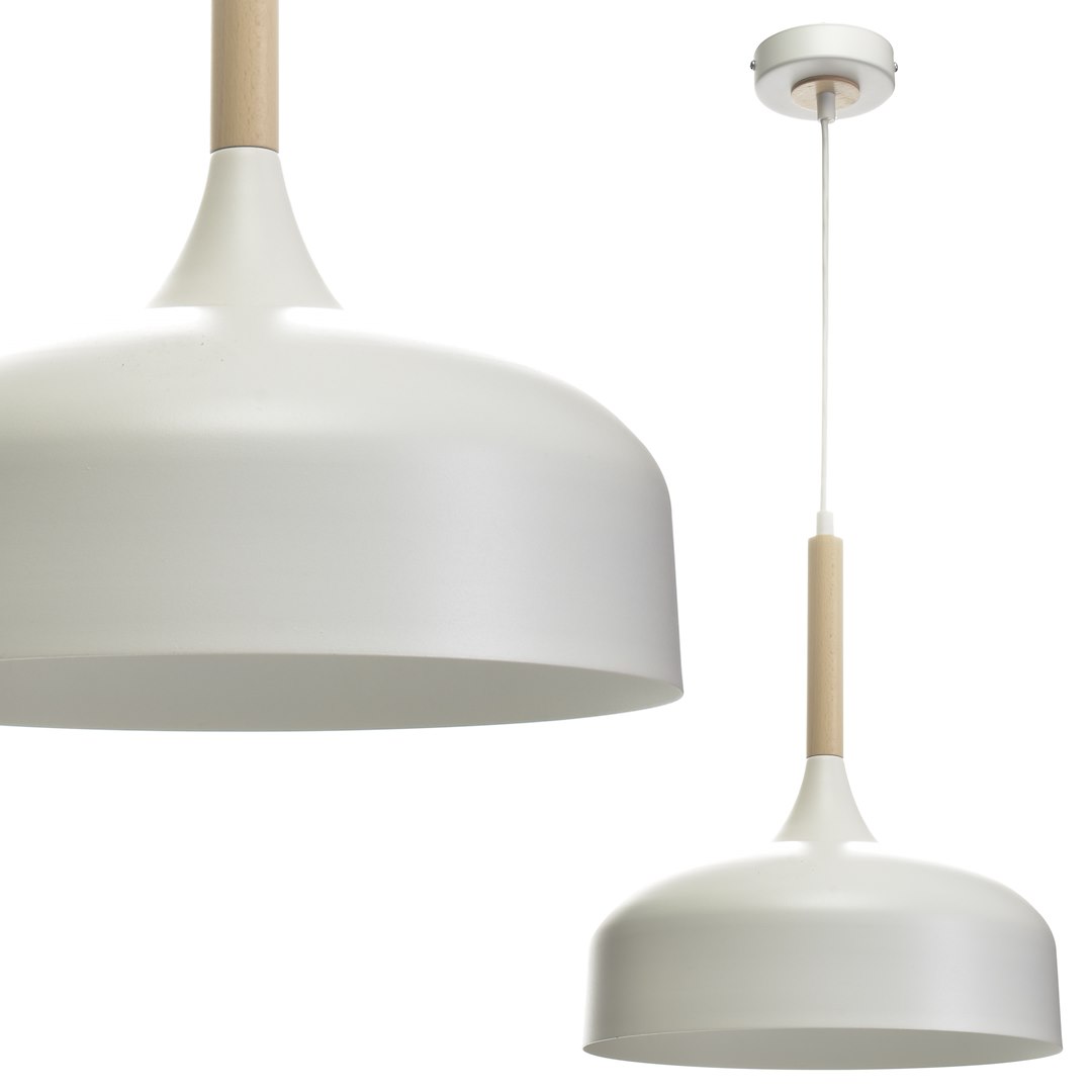 Lampa wisząca Taylor Biały 1xE27 60W