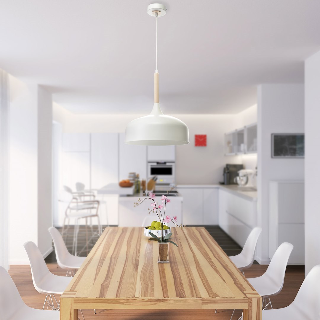Lampa wisząca Taylor Biały 1xE27 60W - obrazek 7