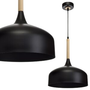 Lampa wisząca TAYLOR BLACK 1xE27 60W