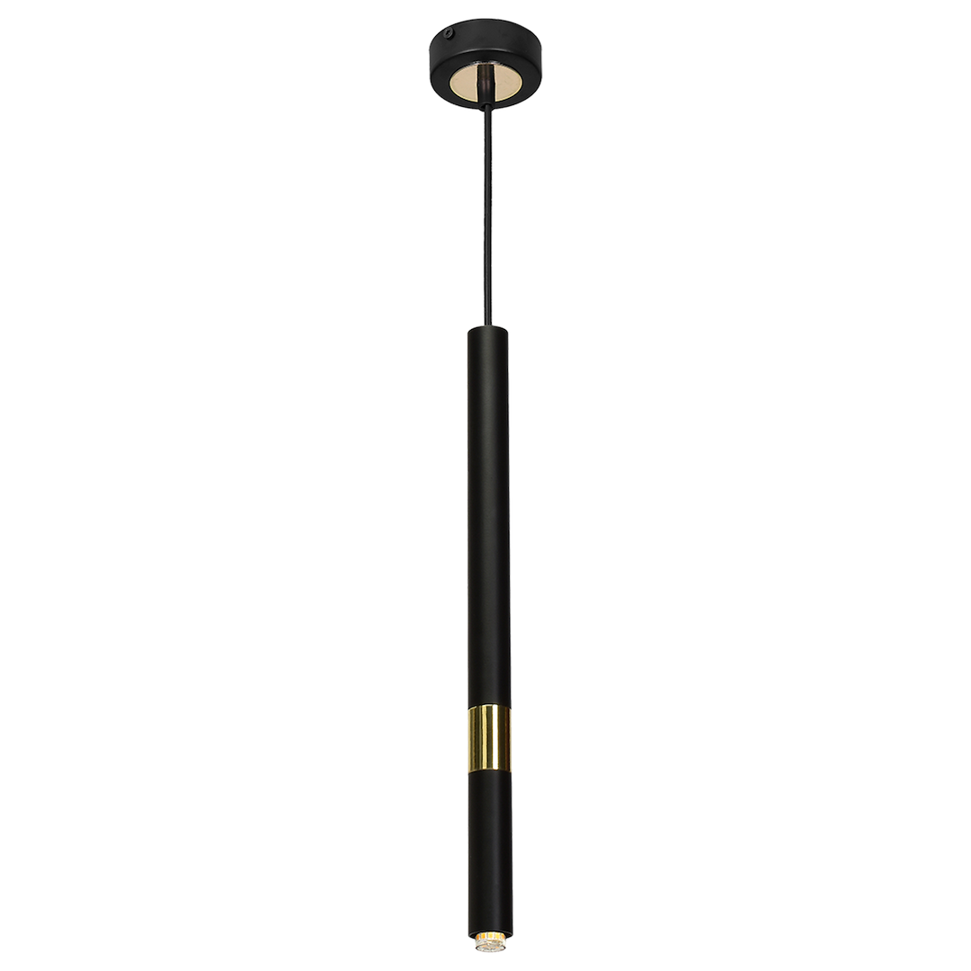 Lampa wisząca MONZA BLACK/GOLD 1xG9 8W - obrazek 8