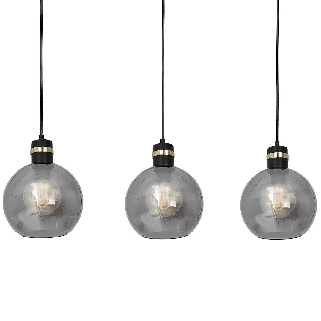 Lampa wisząca OMEGA BLACK/GOLD 3xE27 - obrazek 3