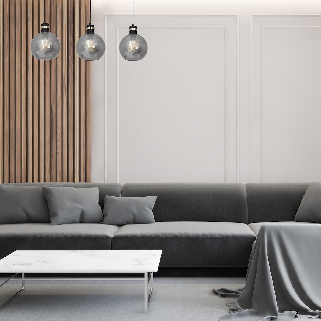 Lampa wisząca OMEGA BLACK/GOLD 3xE27 - obrazek 6