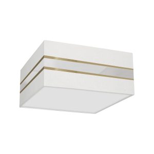 Lampa sufitowa Kwadrat Ultimo 2xE27 Biały