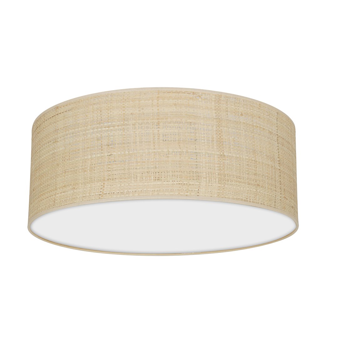 Lampa sufitowa Marshall 2xE27 Ø40cm Biały/Rattan
