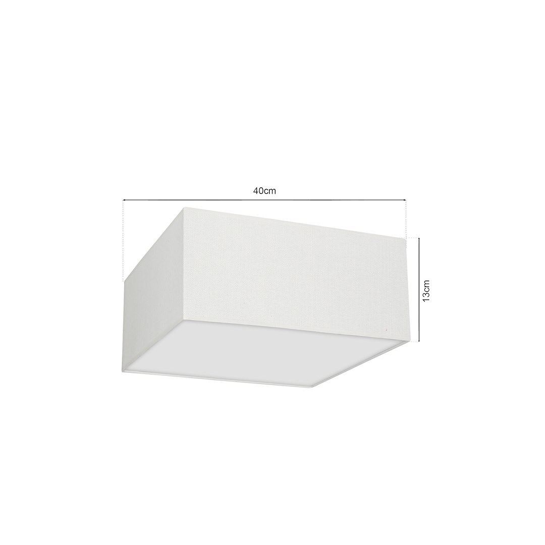 Lampa sufitowa ALBION BIEL / BAWEŁNA 2xE27 - obrazek 8