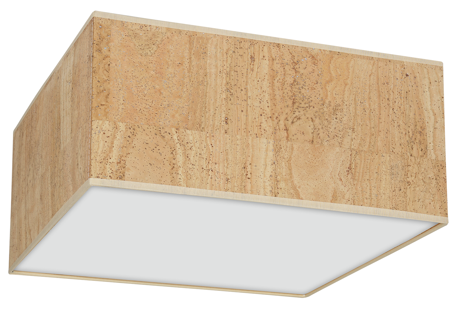 Lampa sufitowa Cork 2xE27 Biały / Korek - obrazek 8