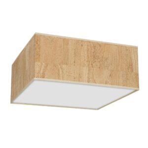 Lampa sufitowa Cork 3xE27 Biały / Korek