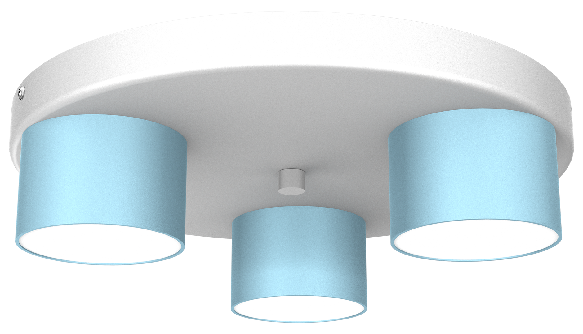 Lampa sufitowa Dixie 3xGX53 Niebieski / Biały - obrazek 7