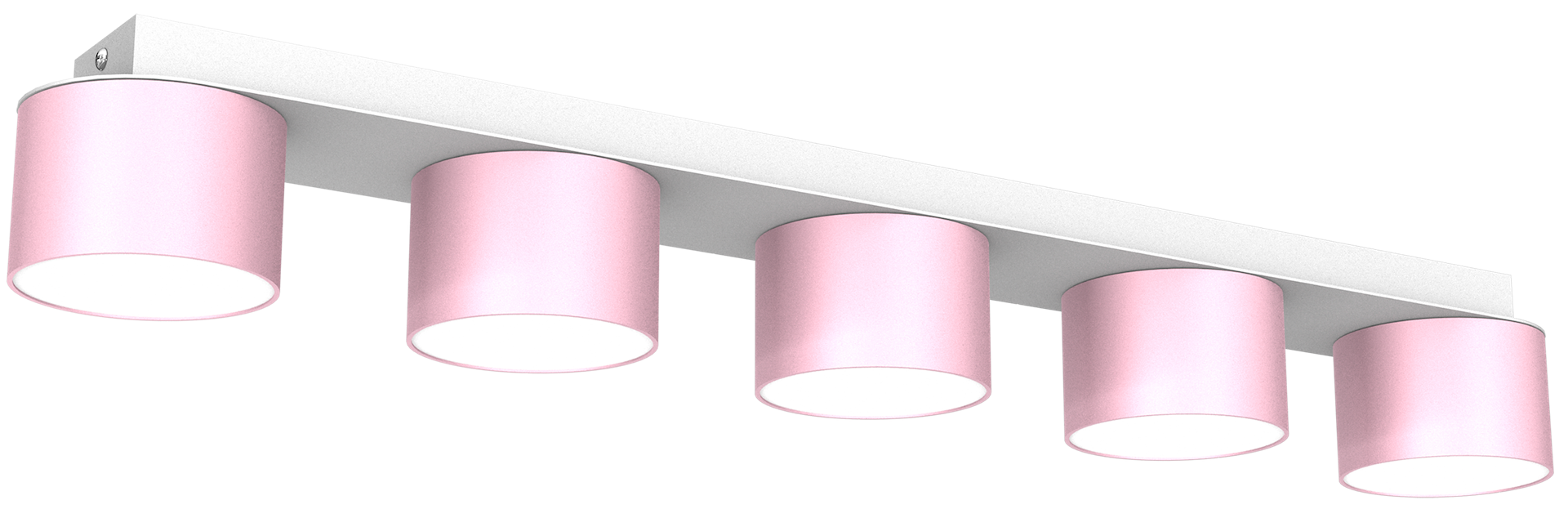 Lampa sufitowa Dixie 5xGX53 Różowy/Biały - obrazek 5