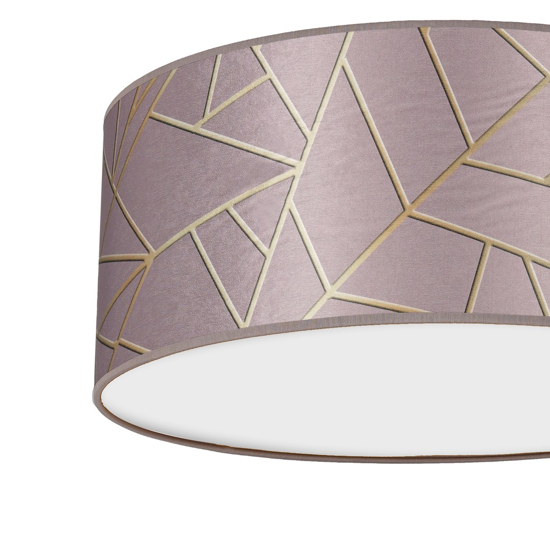 Lampa sufitowa ZIGGY PINK Gold/Pink 2xE27 Ø40cm - obrazek 2