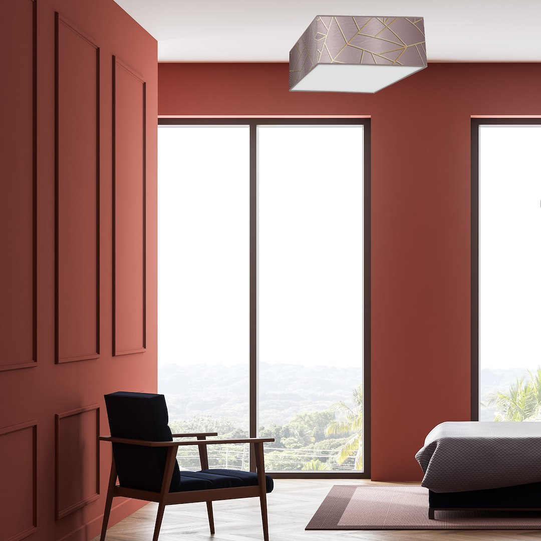 Lampa sufitowa ZIGGY PINK Gold/Pink 3xE27 - obrazek 4