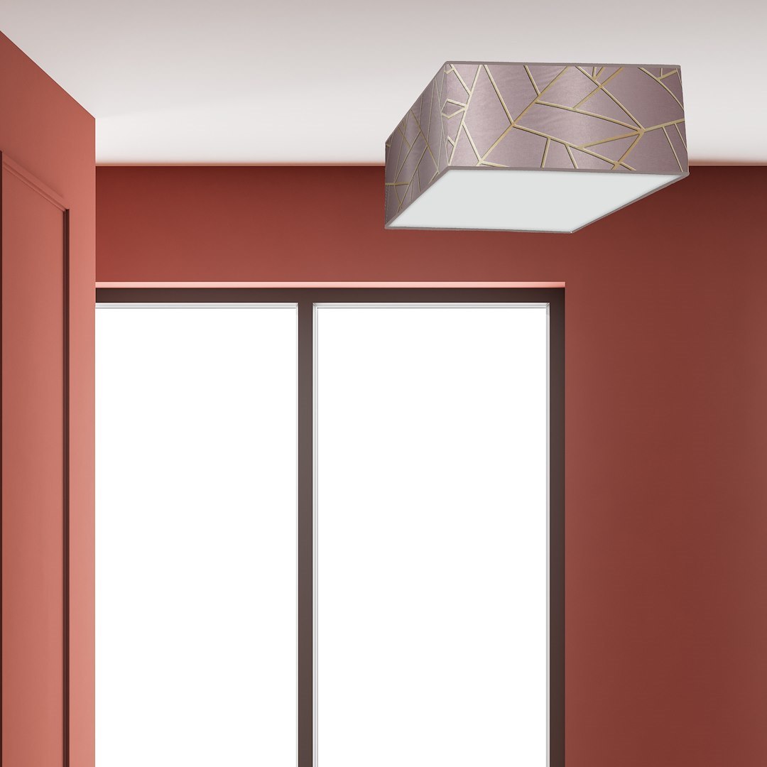 Lampa sufitowa ZIGGY PINK Gold/Pink 3xE27 - obrazek 5