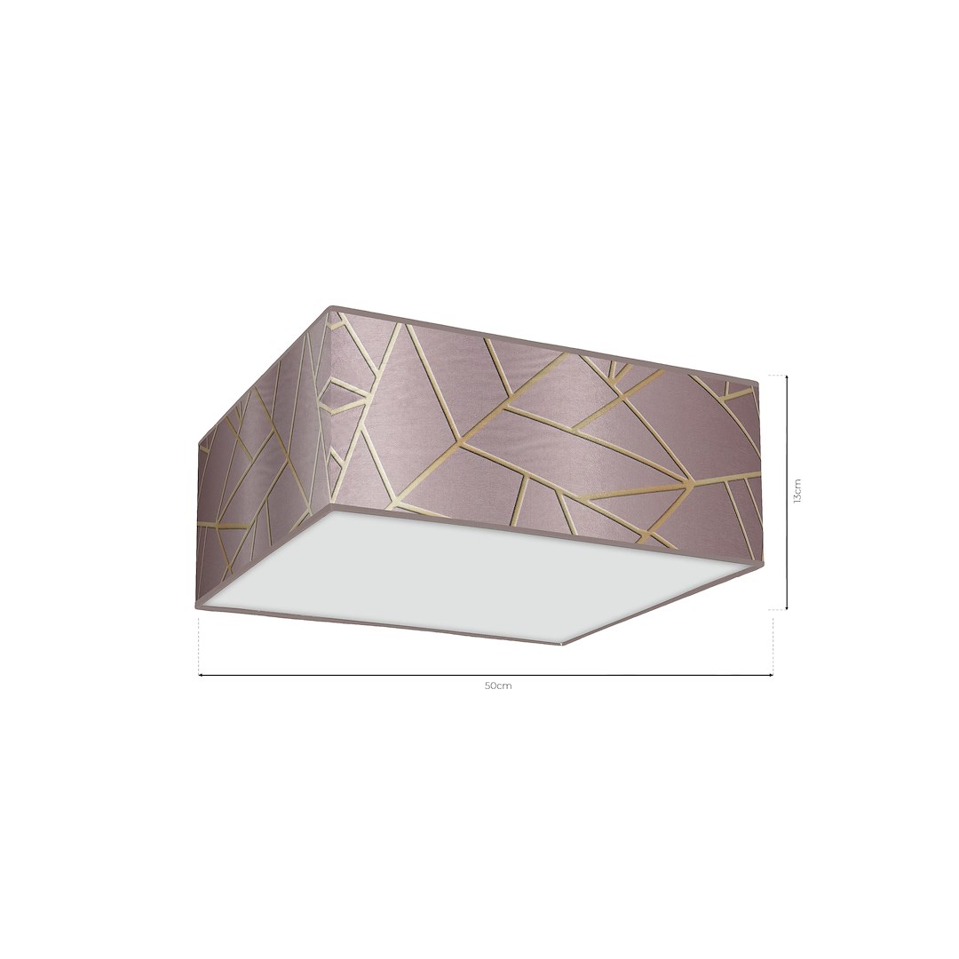 Lampa sufitowa ZIGGY PINK Gold/Pink 3xE27 - obrazek 8