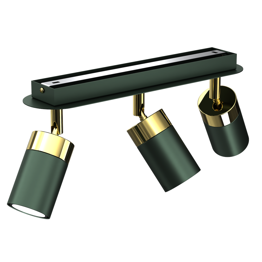 Lampa sufitowa JOKER GREEN/GOLD 3xGU10 - obrazek 6