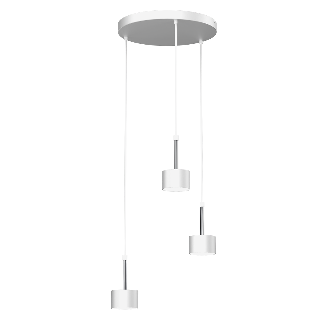 Lampa wisząca Arena Biały/Srebrny 3xGX53 - obrazek 6