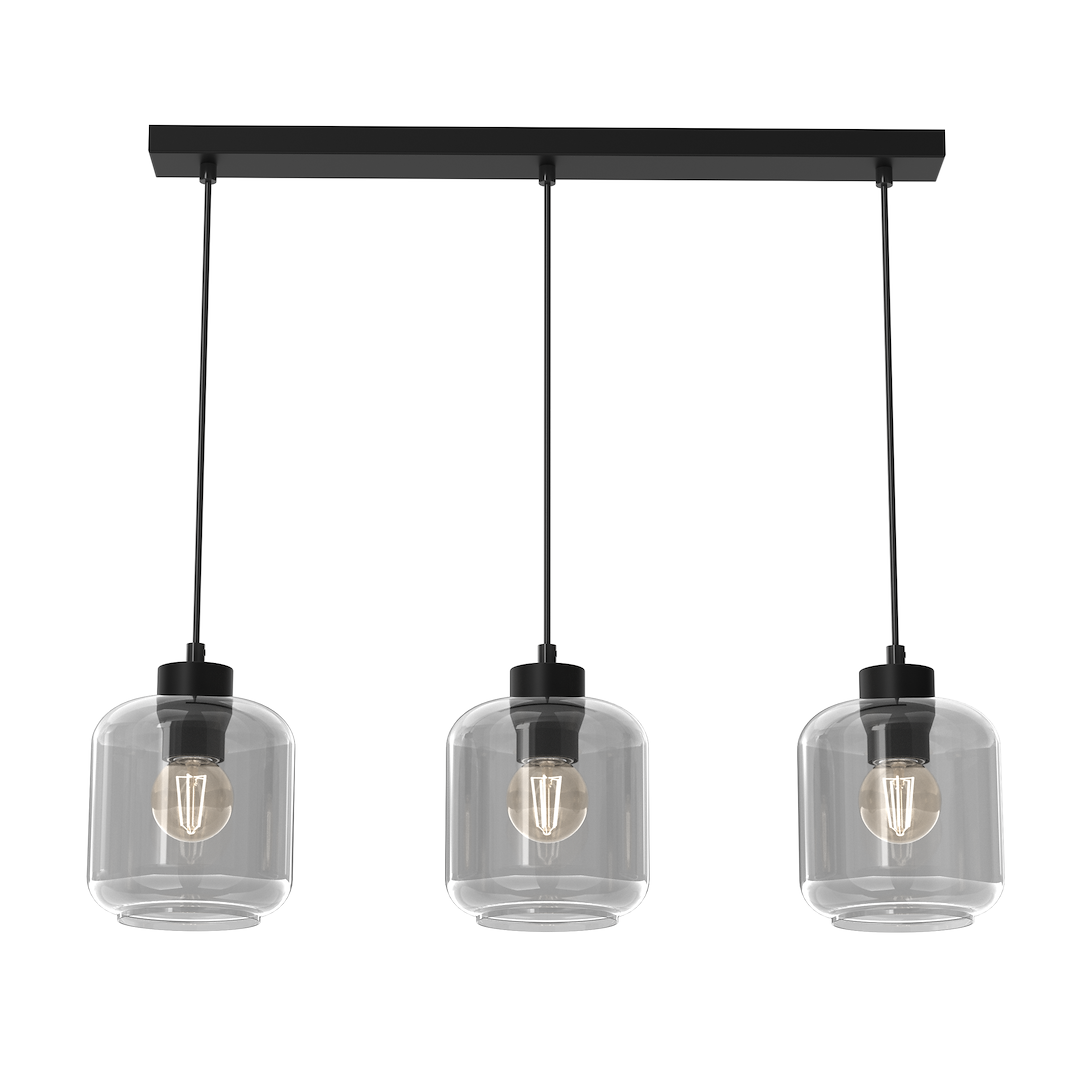 Lampa wisząca SOMBRA SMOKED  3xE27